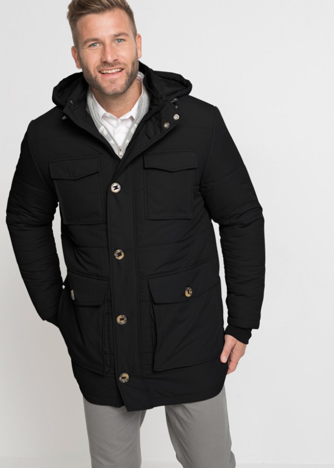 Parka mit abnehmbarer Kapuze