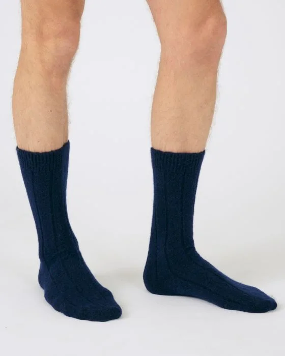 Chaussettes maille à côtes plates épaisse et chaude Thermolactyl