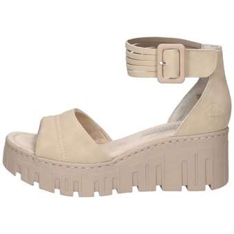 Rieker Keilsandale in beige