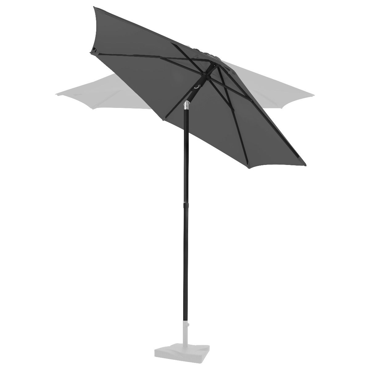 VONROC Torbole Ø 200 cm Premium Sonnenschirm