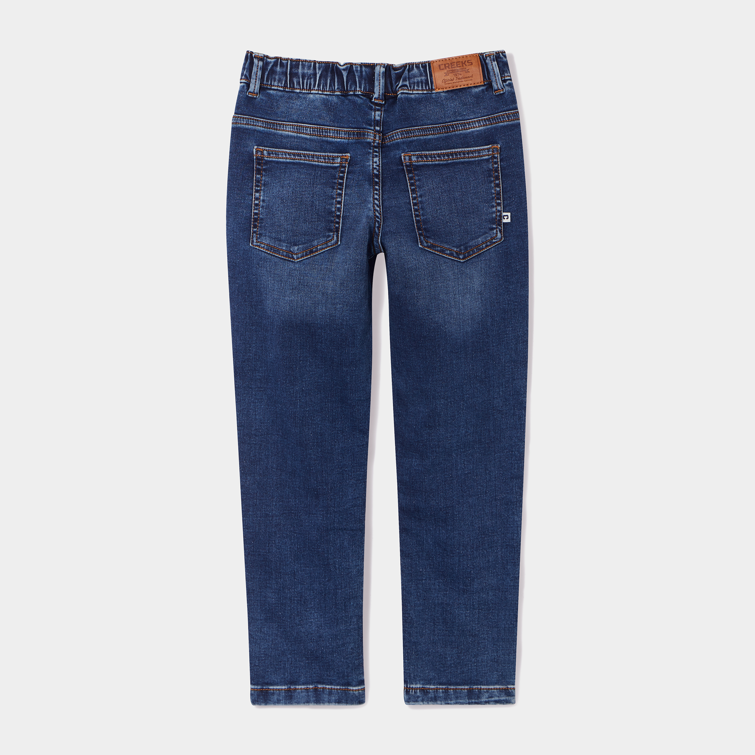 Jeans jogger taille élastiquée Creeks denim stone garçon | La Halle