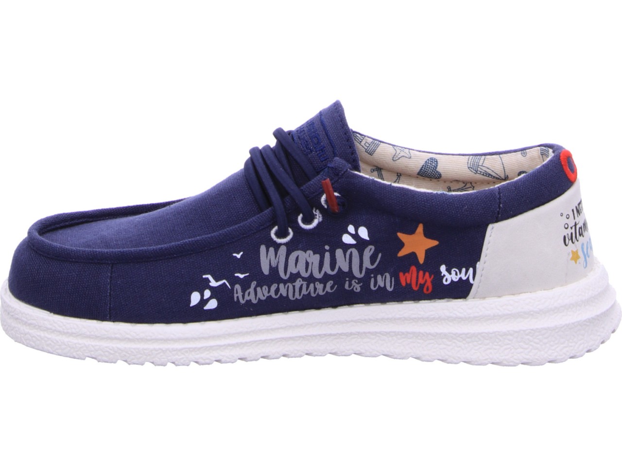 LAUFSTEG Sportliche Slipper blau Marina Life