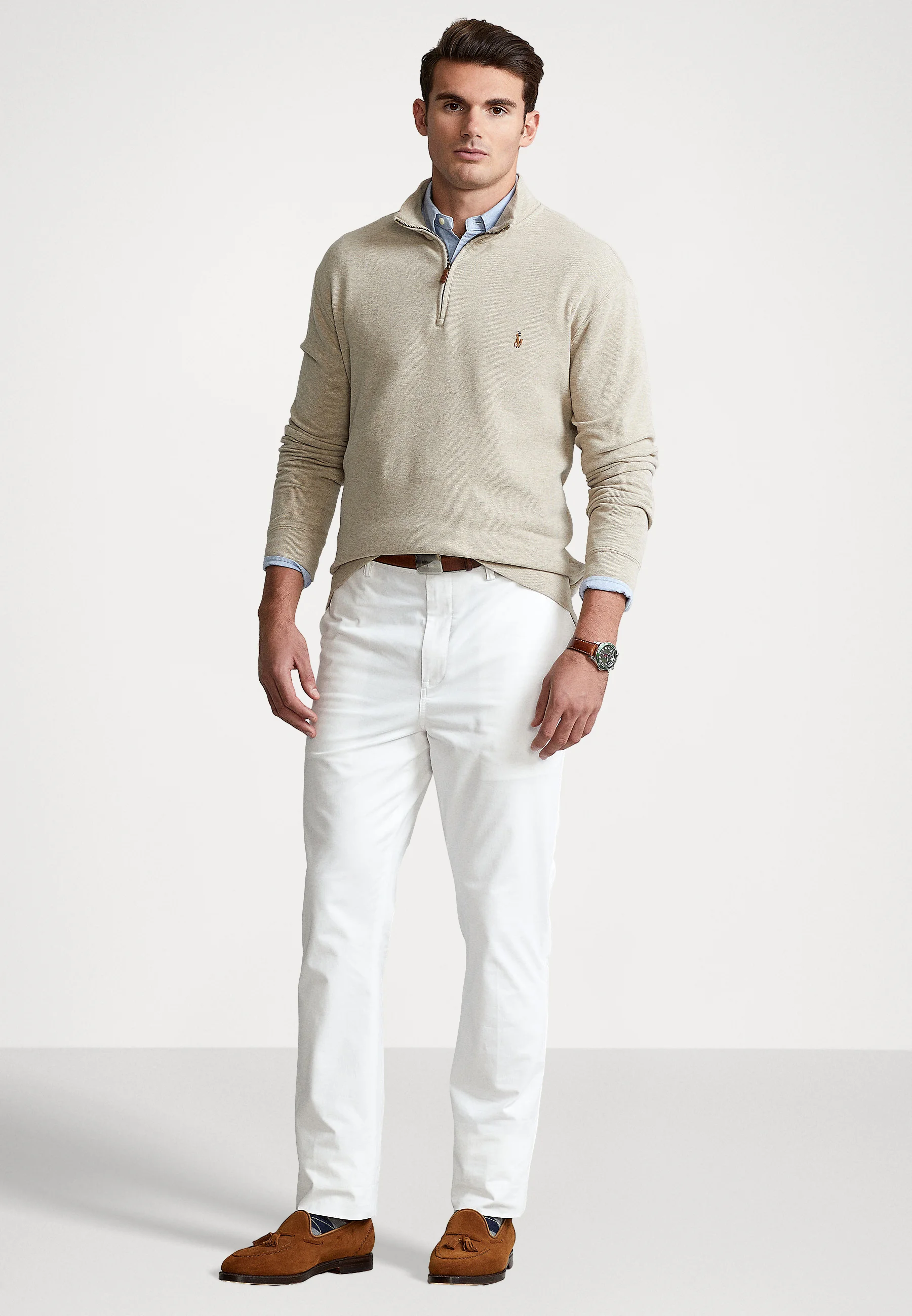Suéter Polo Ralph Lauren Big & Tall de manga larga