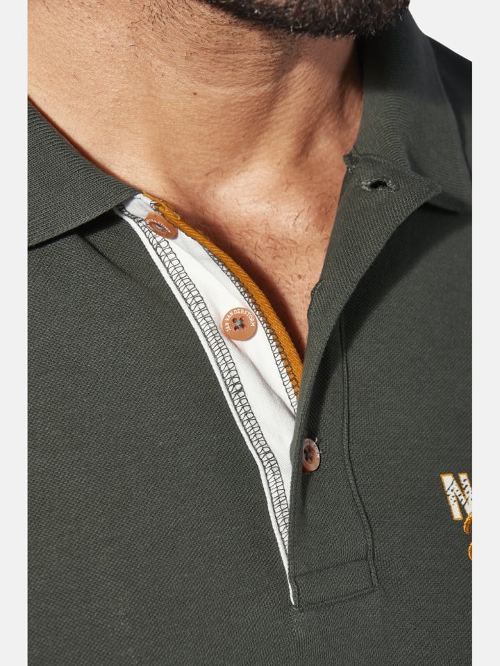 Jan Vanderstorm Poloshirt JAKOV in oliv günstig kaufen