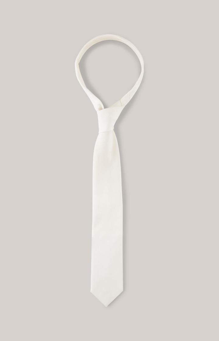 Cornflower-Krawatte in Offwhite