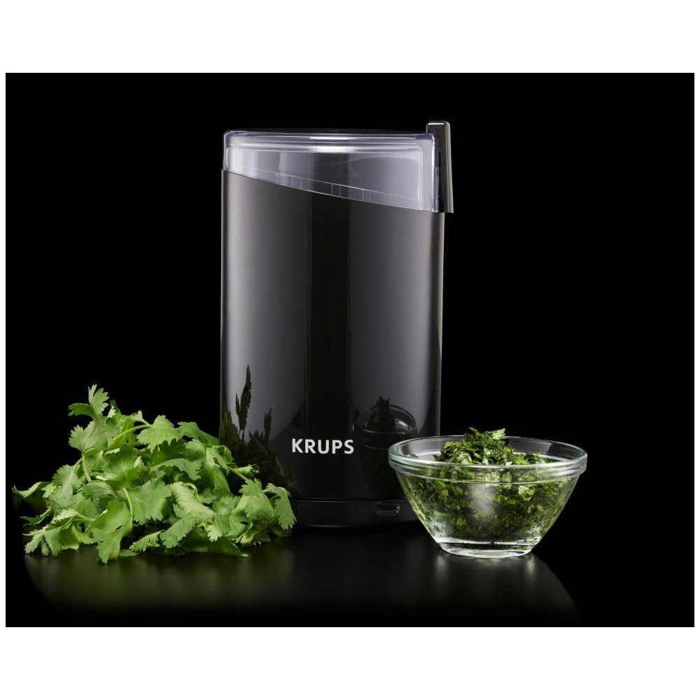 Krups Kaffeemühle F203 Coffee Grinder - Kaffeemühle - schwarz, 200 W