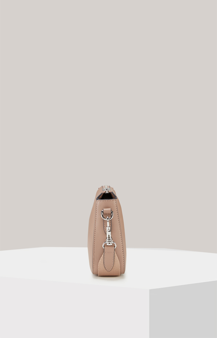 Leder-Schultertasche Sofisticato Jasmina in Mauve