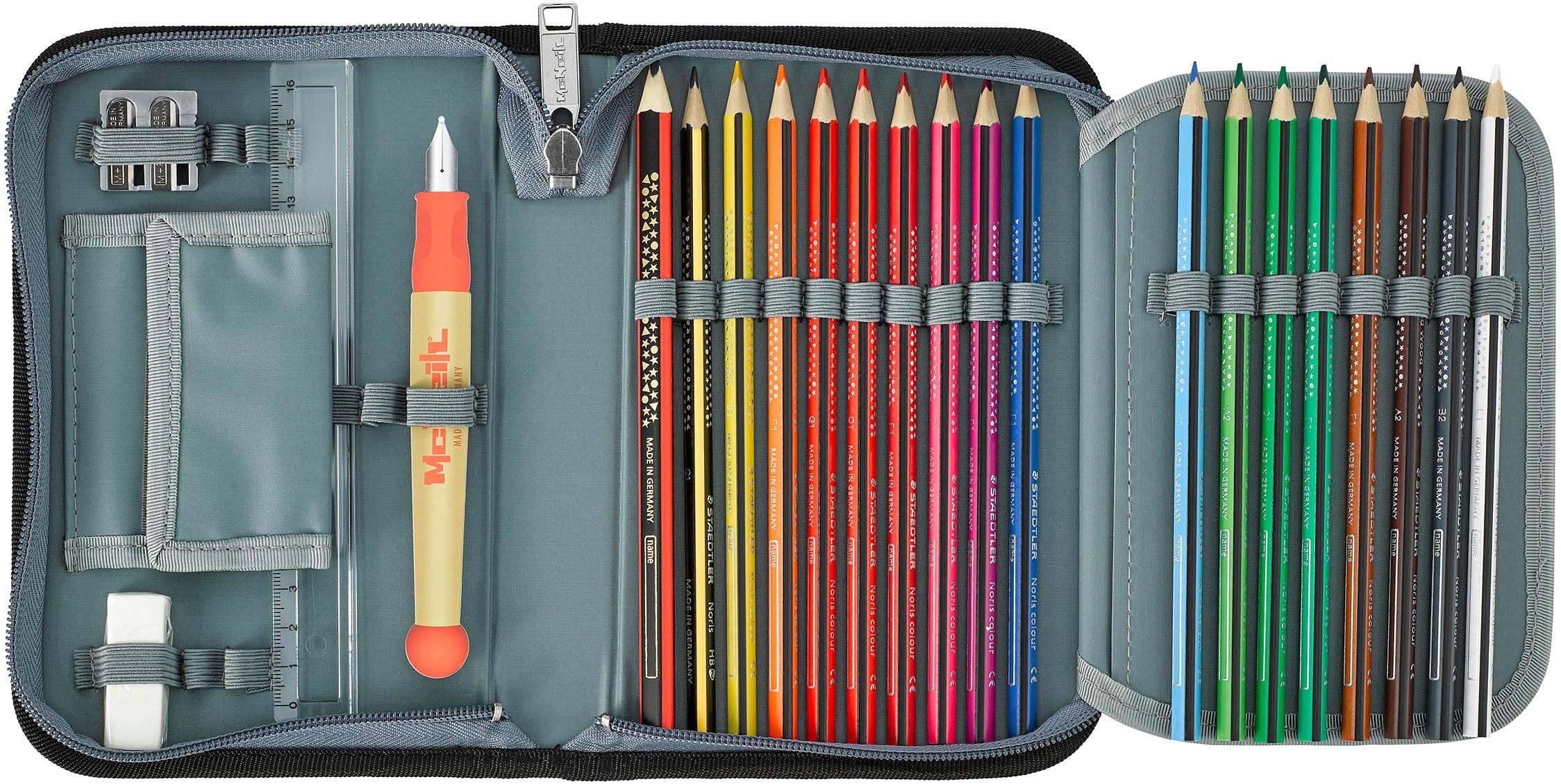 McNeill Federmäppchen Etui gefüllt Techno