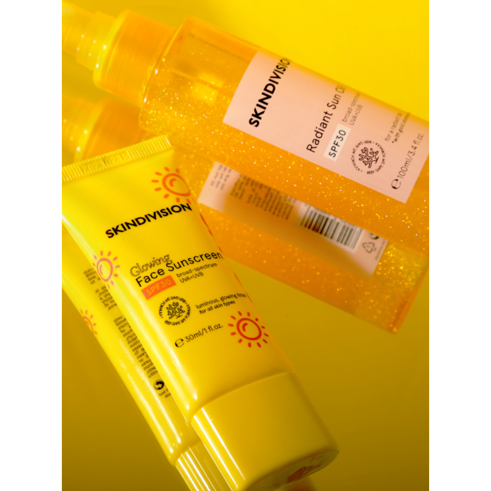 skindivision Huile Solaire Radieuse SPF30 huile de protection solaire