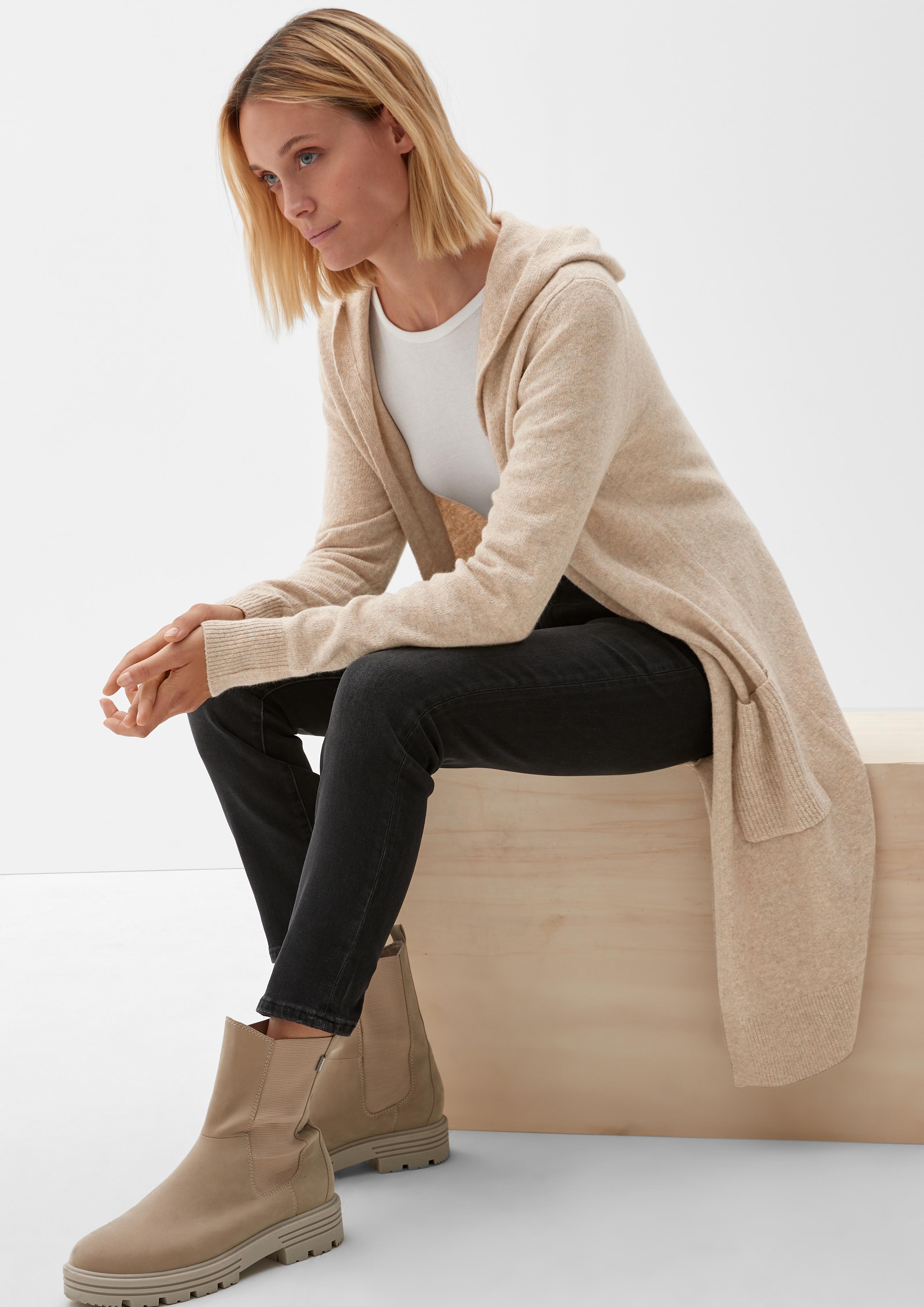 Long-Cardigan mit Kapuze  2118908-81W8