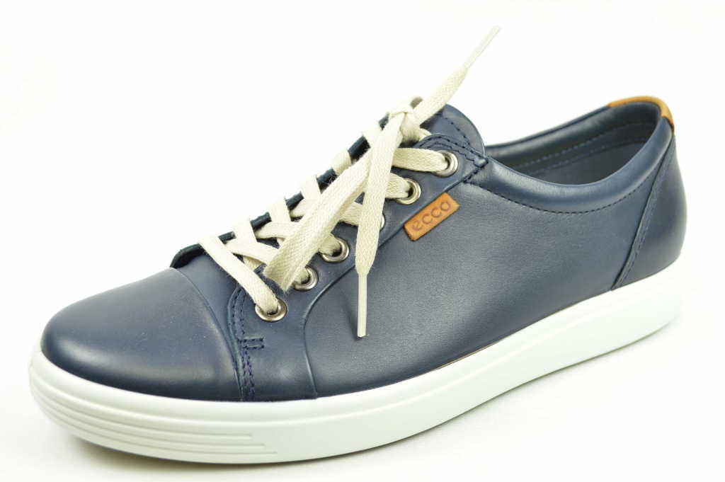 ECCO Freizeit Schnürer blau Soft 7