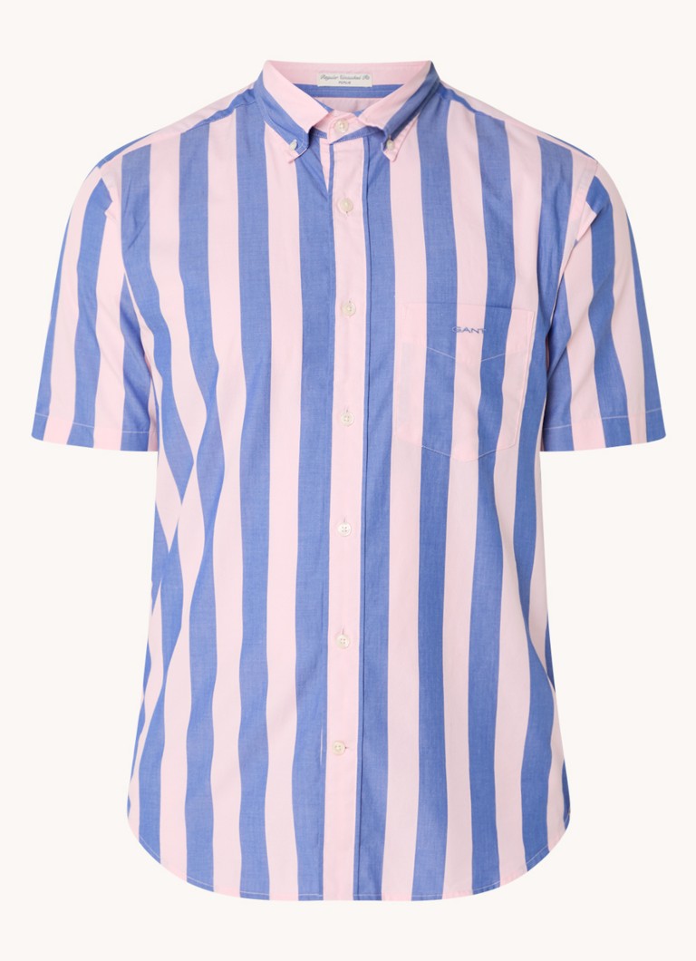 Camicia a righe slim-fit Gant con taschino sul petto