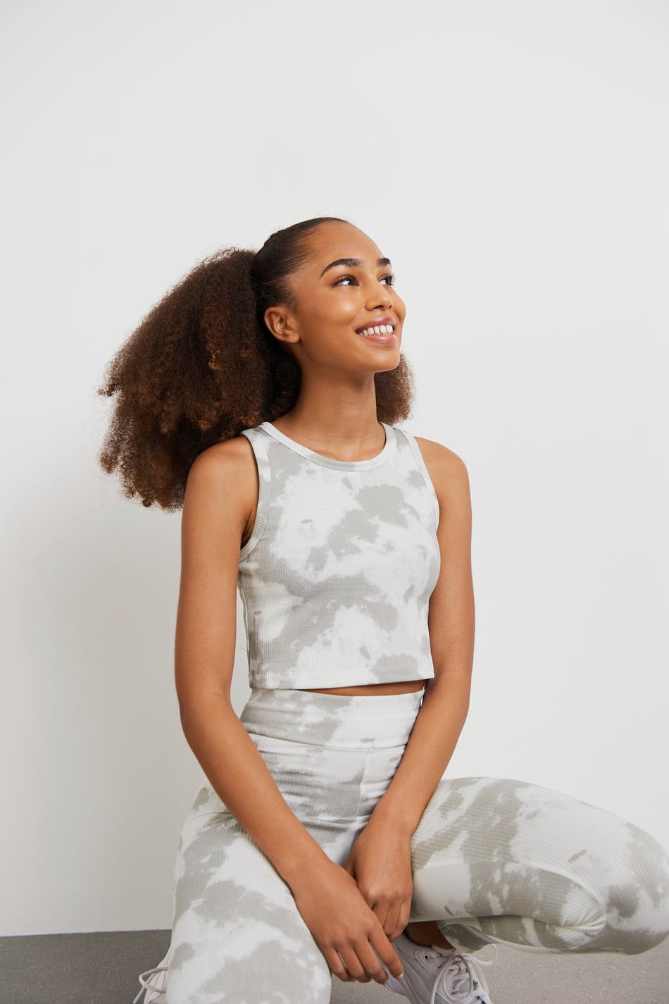 S rib tank top