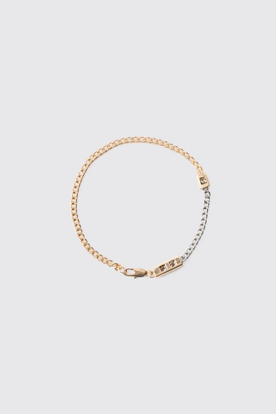 Goldenes Metall-Armband mit Verschluss