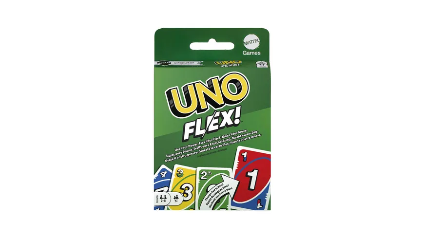 Mattel Games UNO Flex, Kartenspiel, Familienspiel