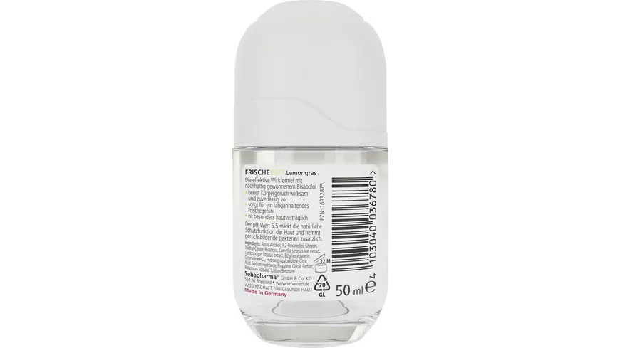 Sebamed Deo Roll on Lemongras 50 ml