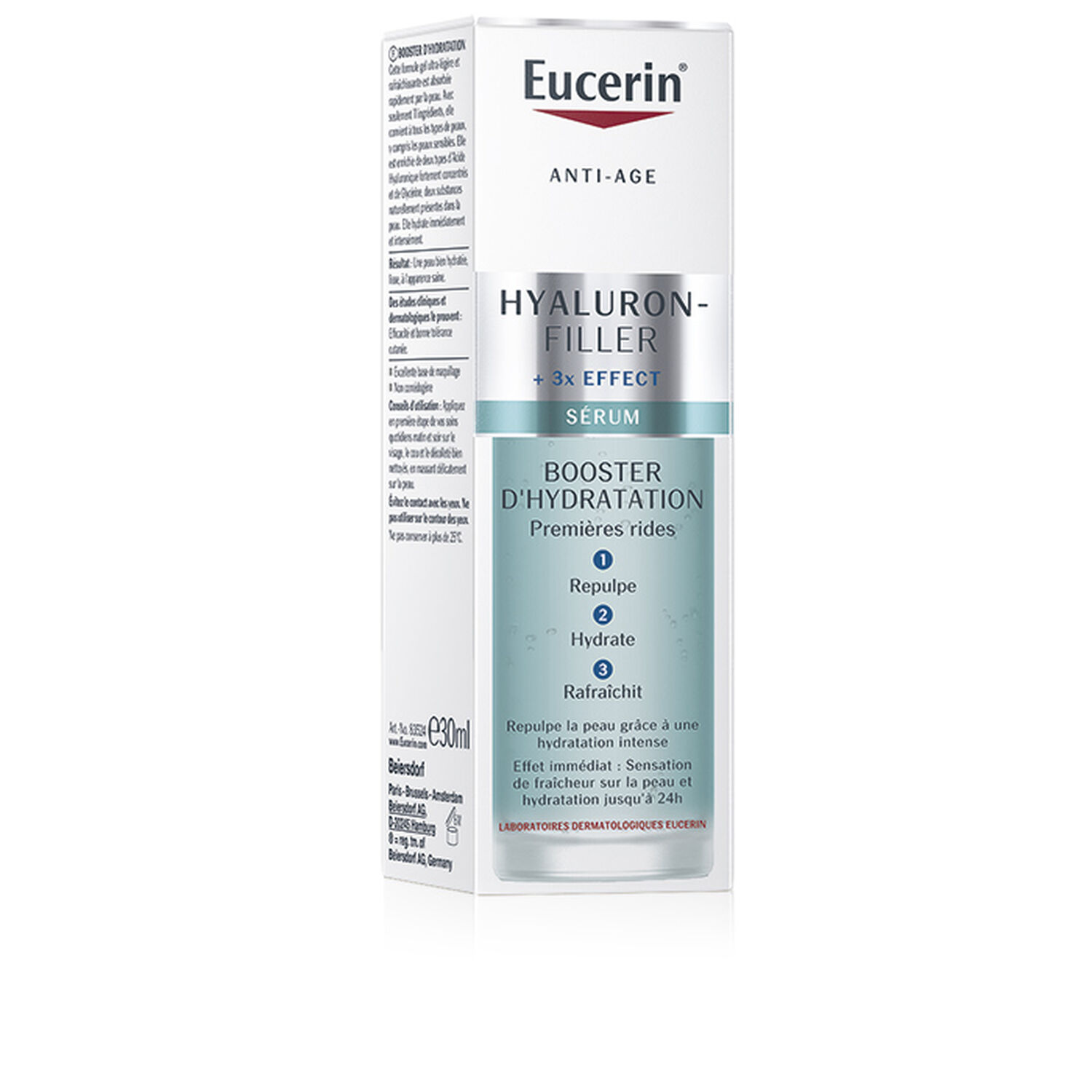 Eucerin Hyaluron-Filler +3x Effect Sérum Booster d'Hydratation