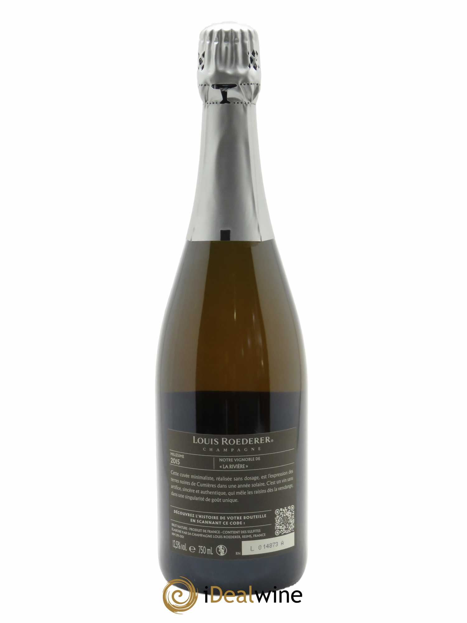 Brut Nature Edition limitée Starck Louis Roederer  2015 - Lot de 1 Bouteille