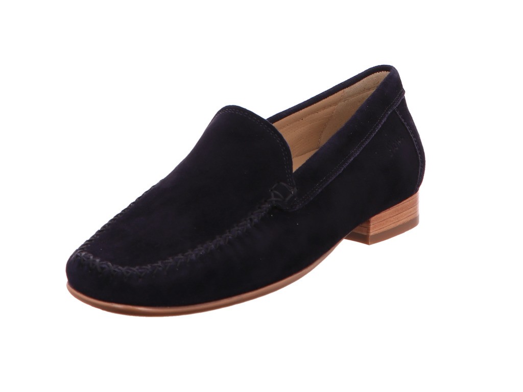 SIOUX Sportliche Slipper blau Mokassin Slipper