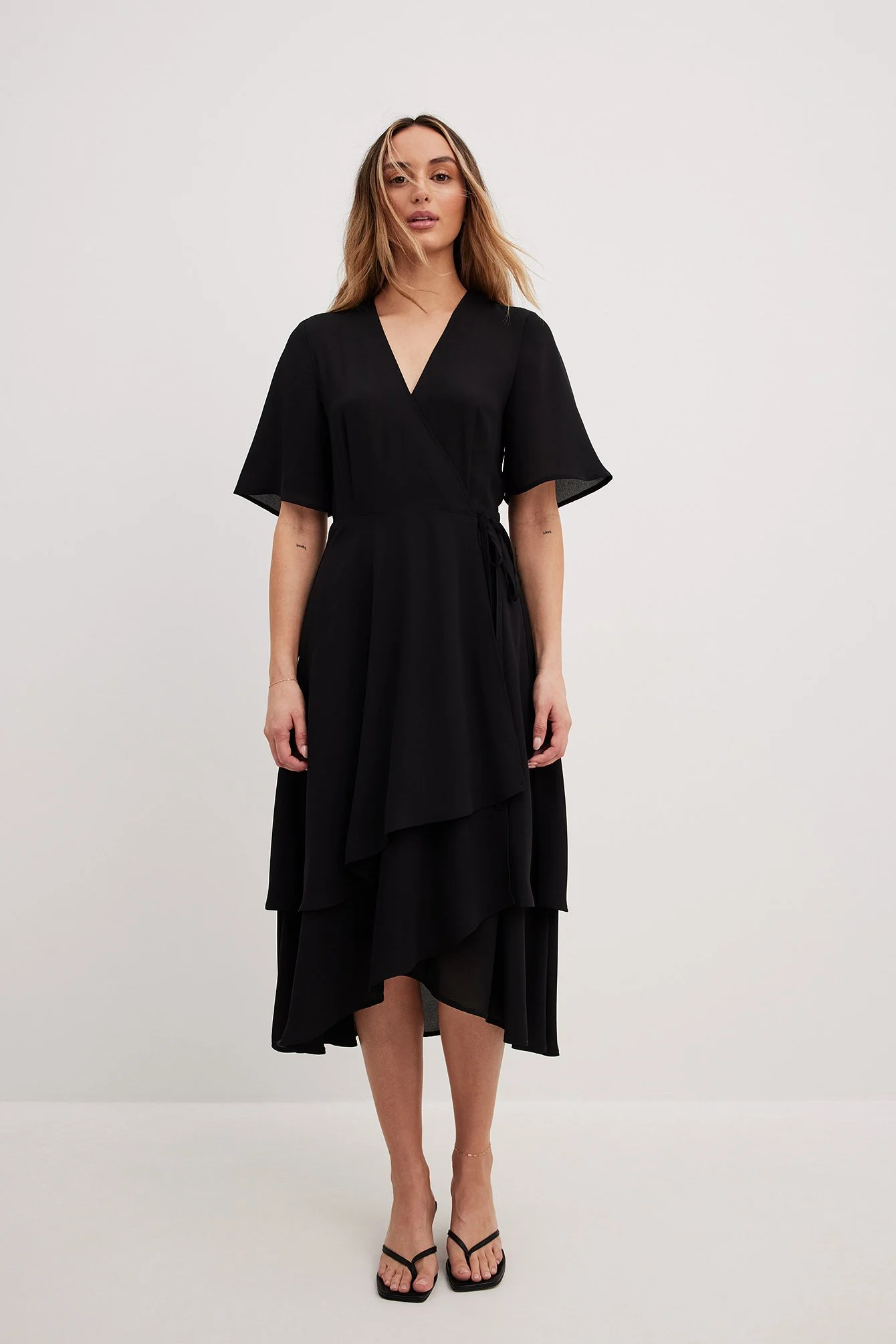 Chiffon Midikleid