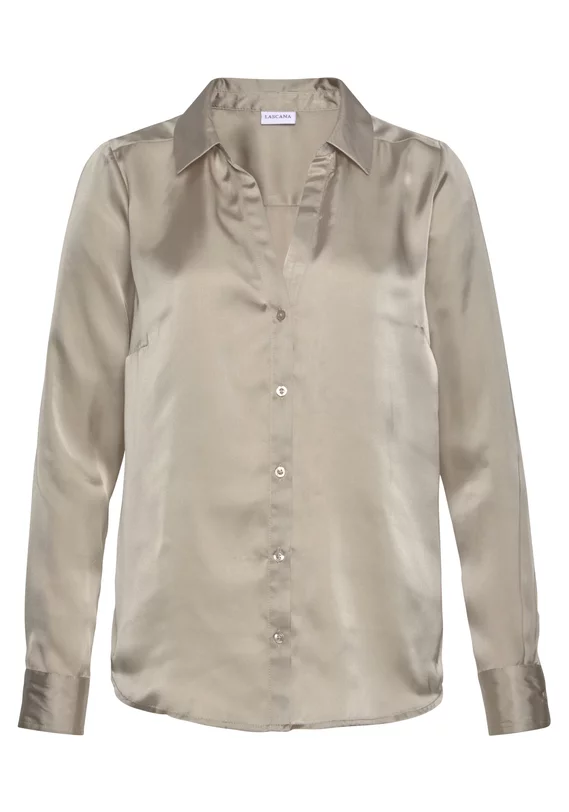 Satinbluse
