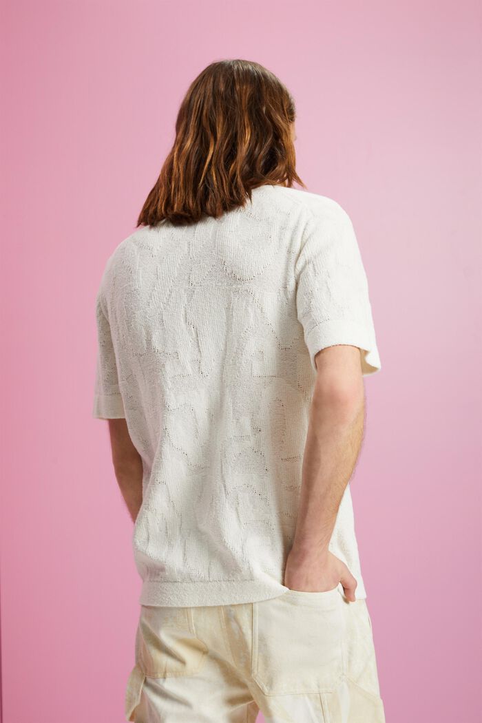 Poloshirt aus Bouclé