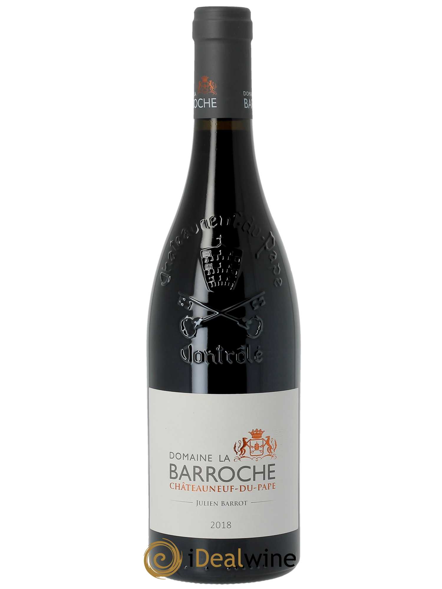 Châteauneuf-du-Pape La Barroche (Domaine de) Signature Julien Barrot  2018 - Lot de 1 Bouteille