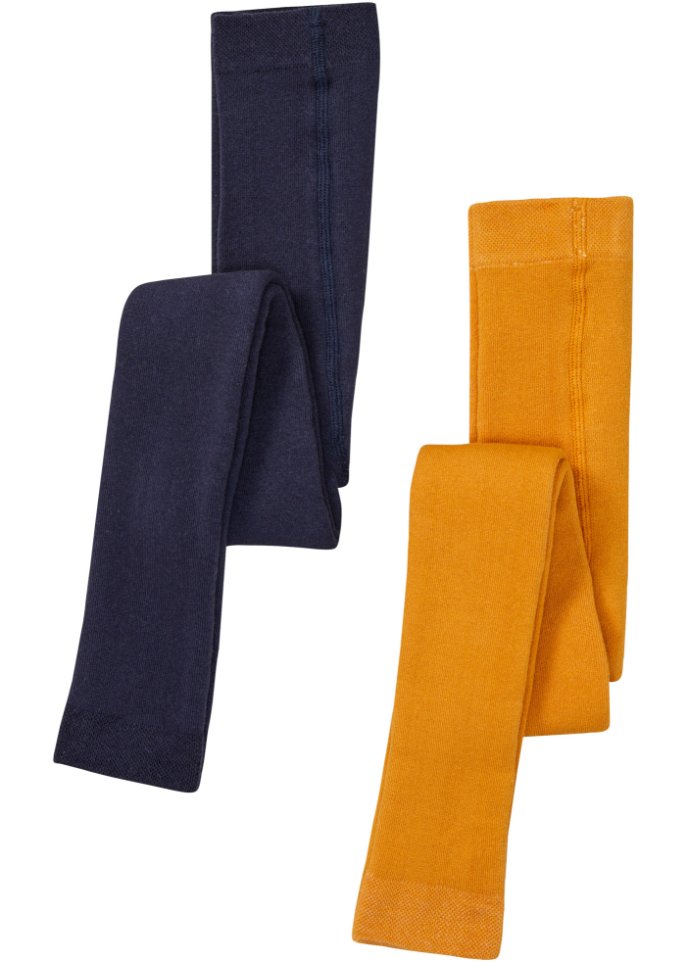 Thermo Kinder Strick Leggings (2er Pack) mit Bio-Baumwolle