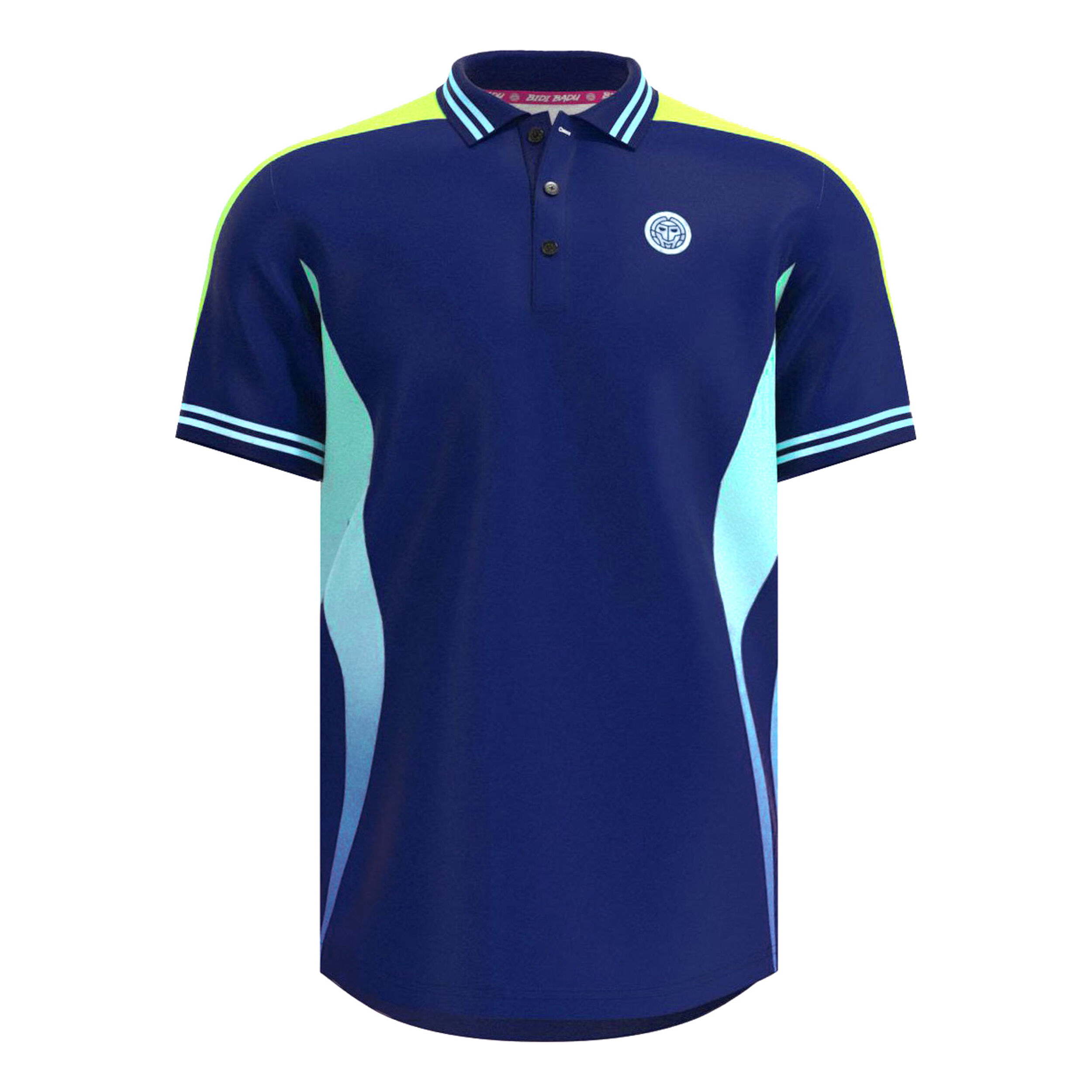 Grafic Illumination Polo Herren - Blau