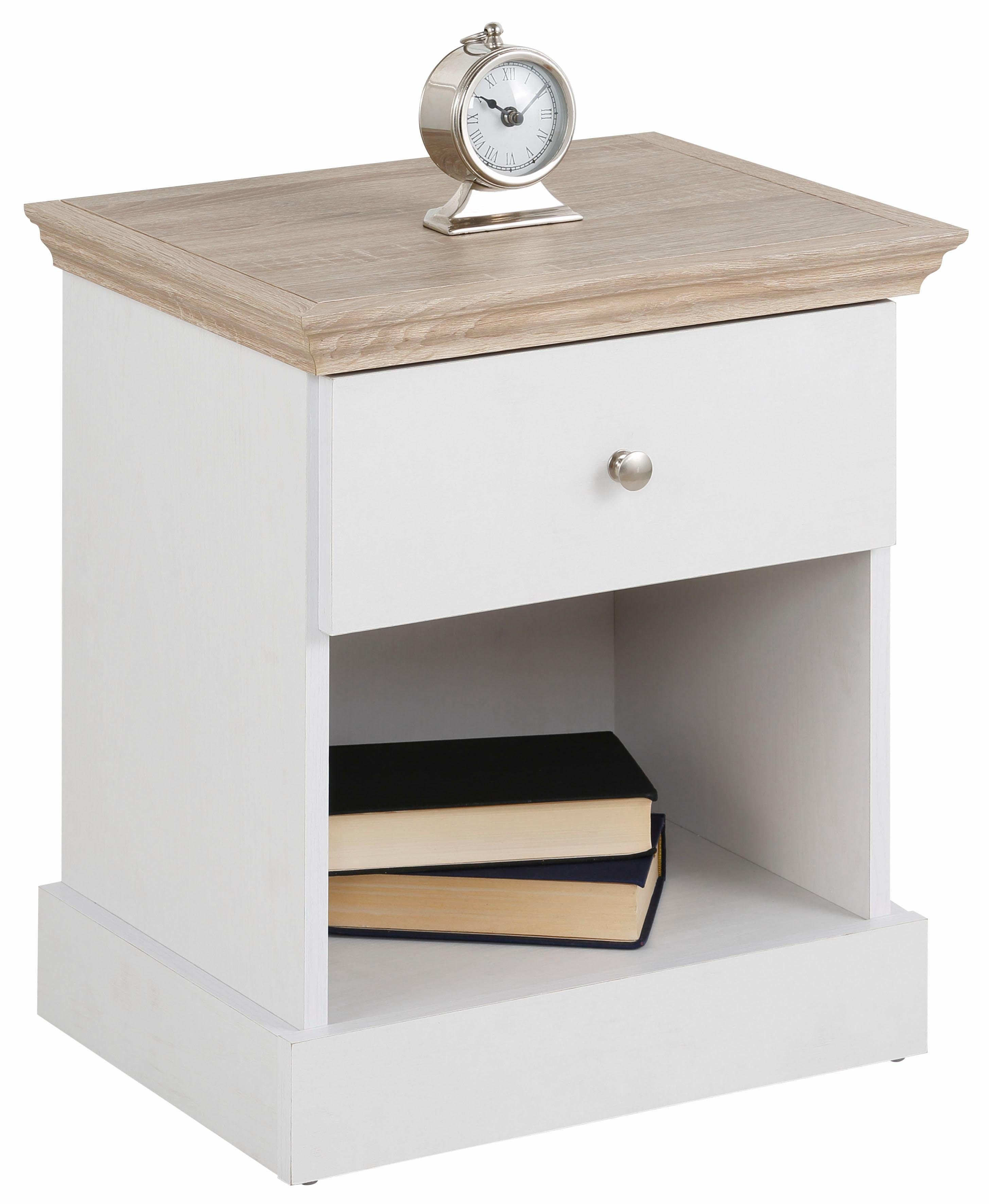 Home affaire Nachtkonsole Binz, mit einem schönen Metall Knopfgriff, Breite 45 cm