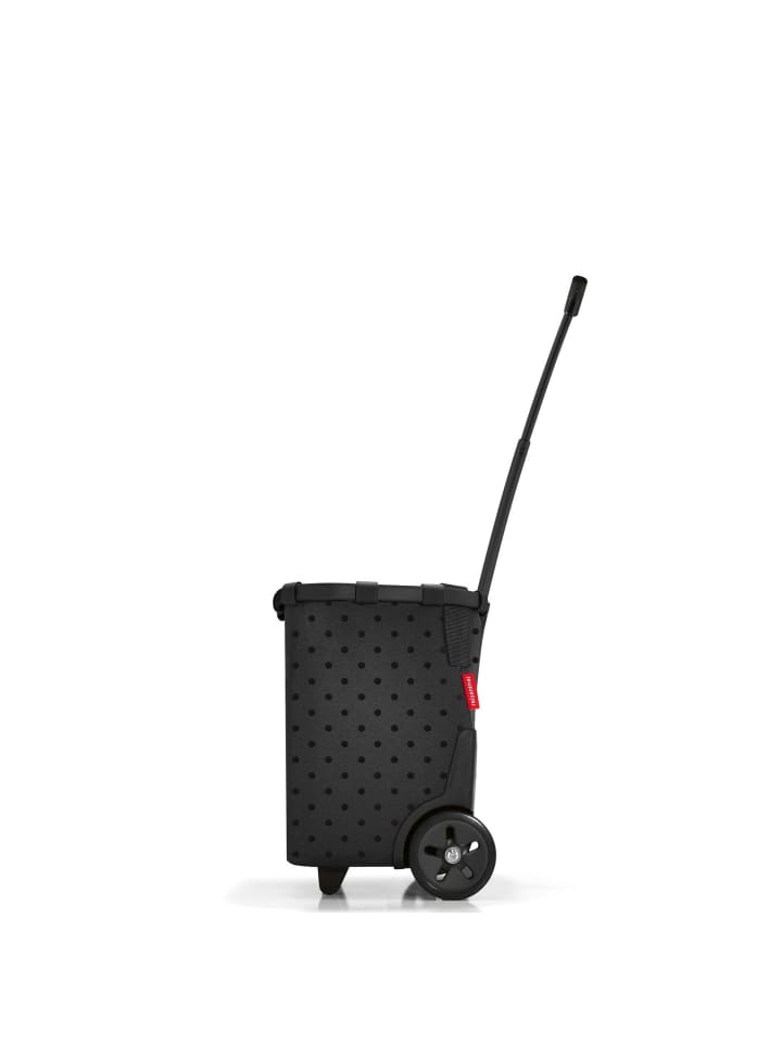 Reisenthel carrycruiser - Einkaufstrolley 47.5 cm (frame raffia black) in frame glossy dots black günstig kaufen onesize
