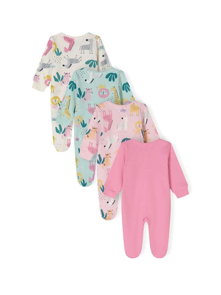 Minoti 4er. Set: Strampler 24babypack5 in lila günstig kaufen