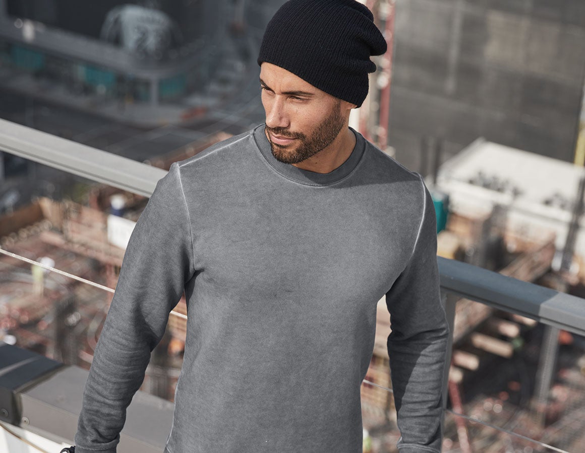 e.s. Sweatshirt vintage poly cotton