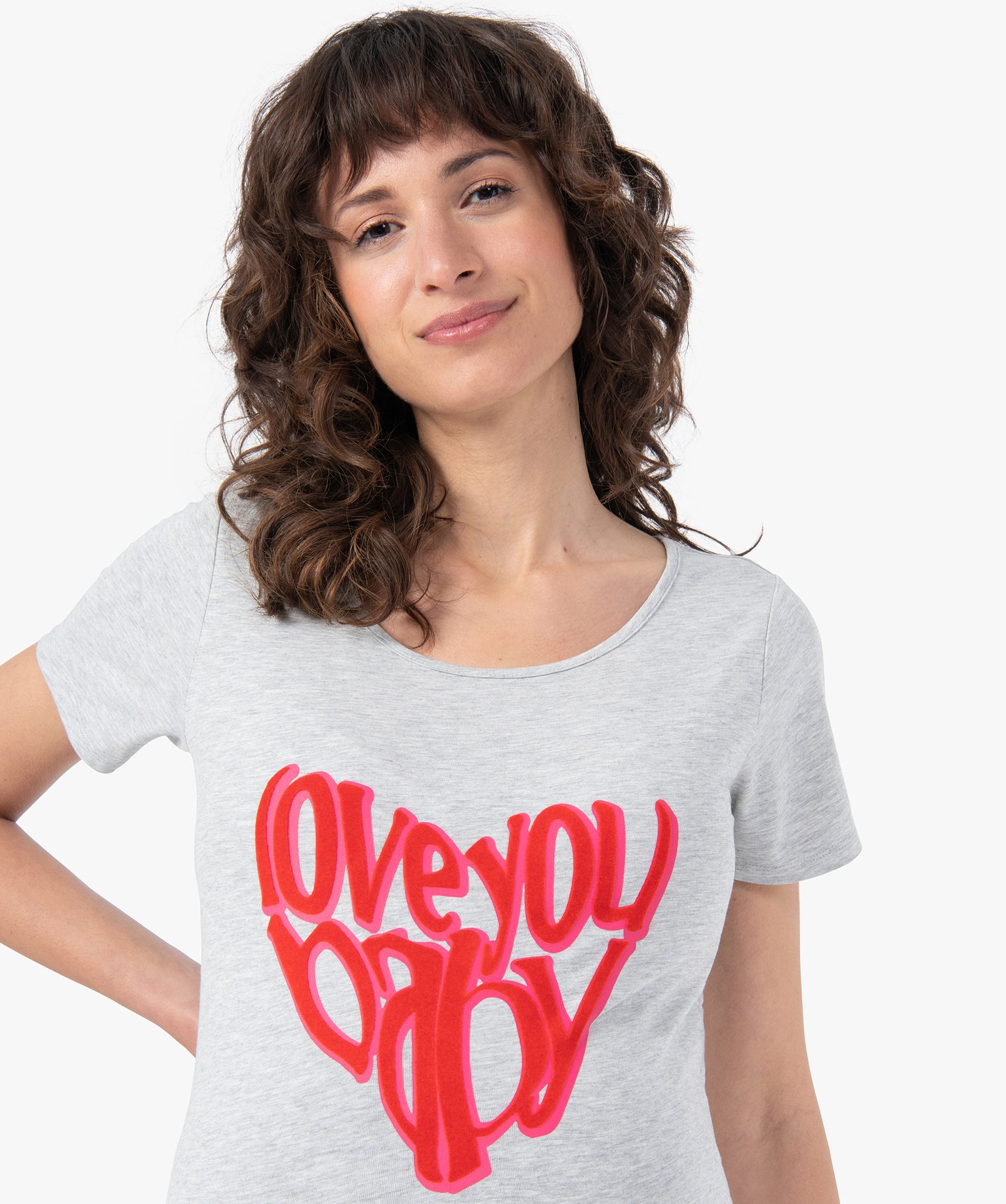 Tee-shirt de grossesse imprimé imprime | GEMO