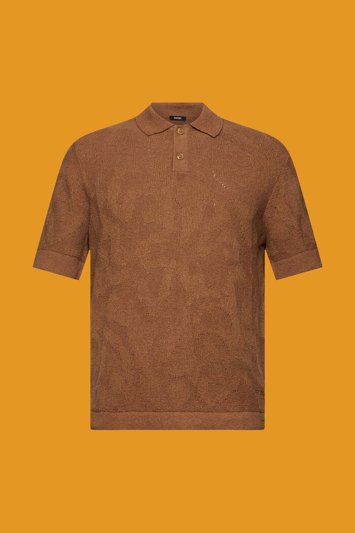 Poloshirt aus Bouclé