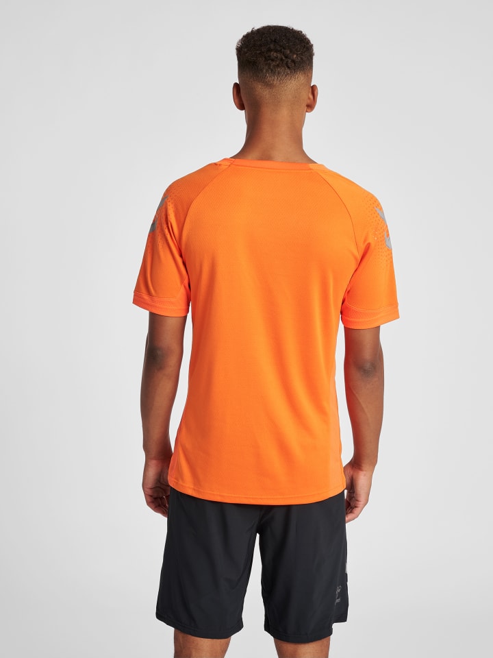 Hummel Hummel T-Shirt Hmllead Herren in ORANGE TIGER günstig kaufen