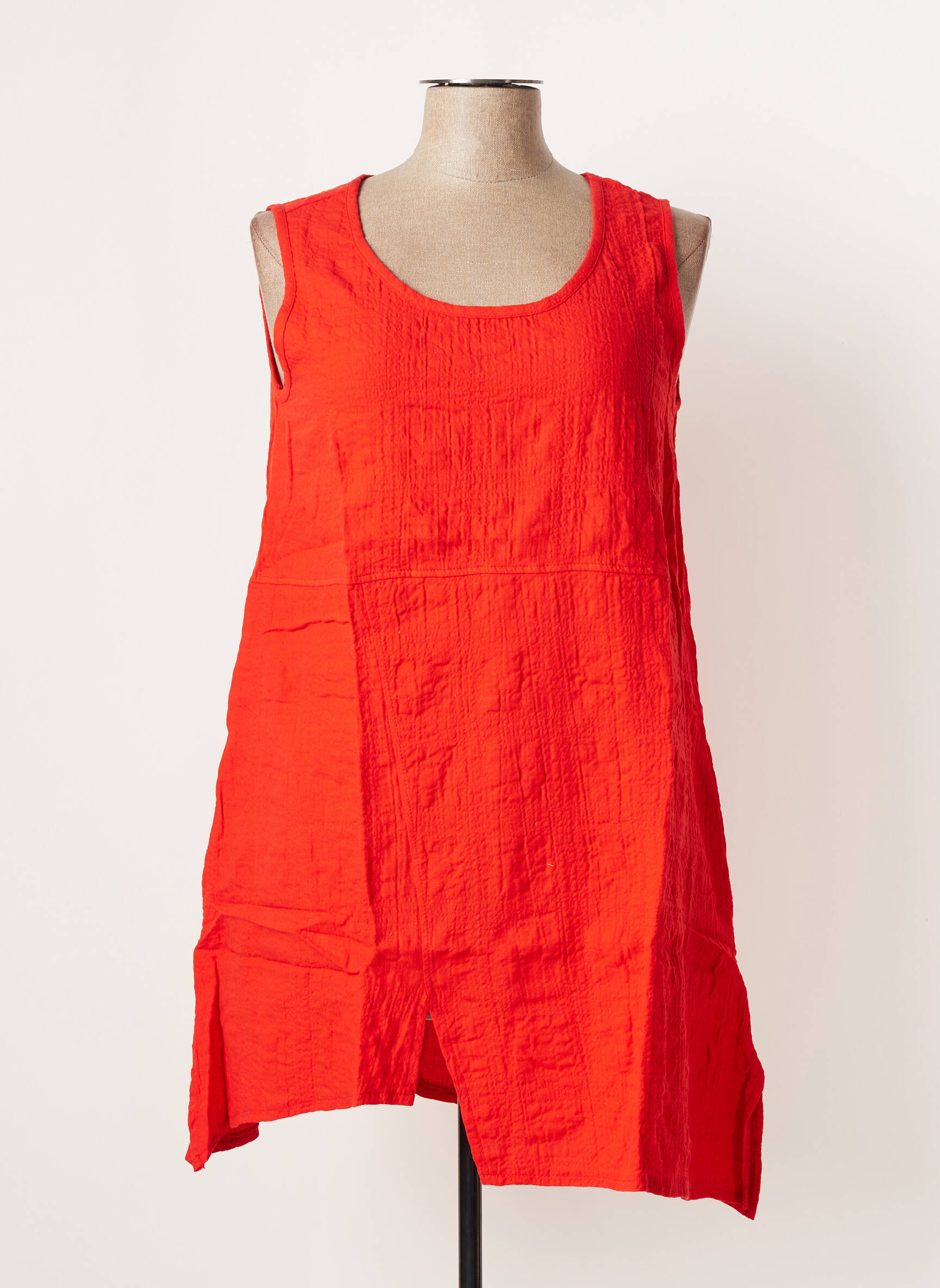 G Oze Tuniquesansmanche Femme couleur orange