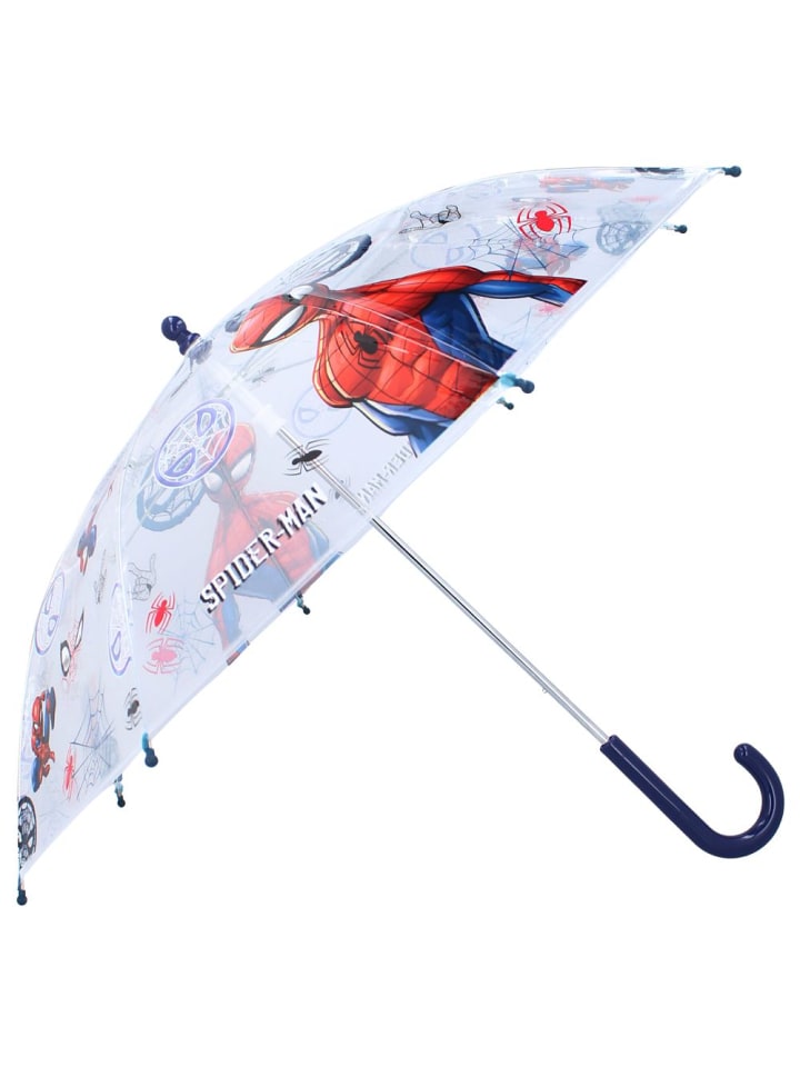 Disney Stockschirm transparent | Marvel Spiderman | Kinder Regenschirm günstig kaufen onesize