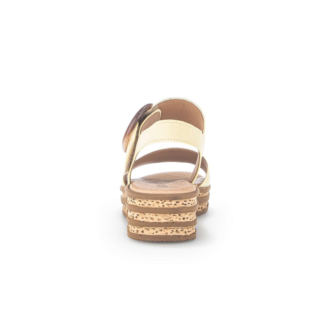 Gabor fashion Plateau Sandale gelb