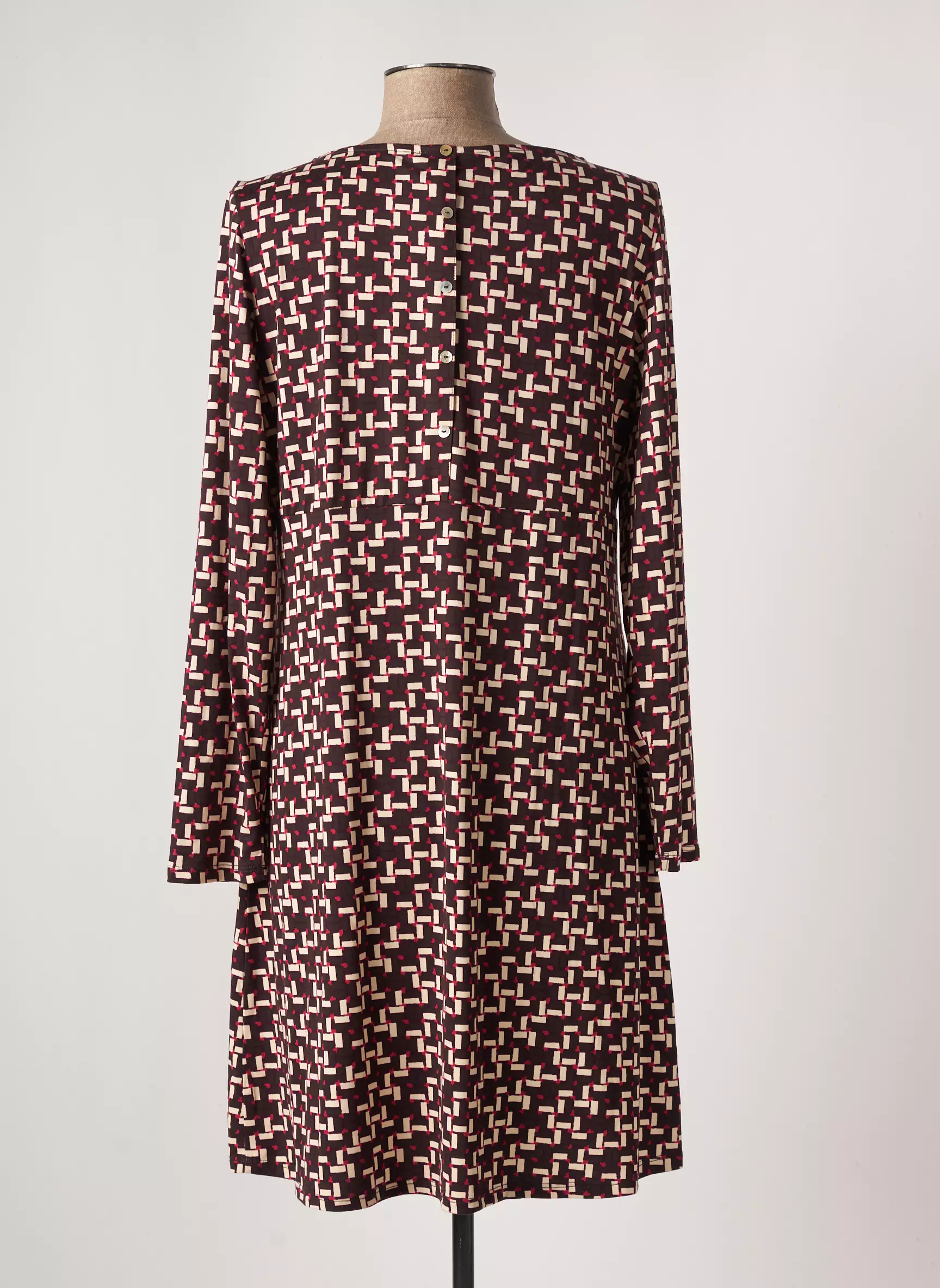 Surkana Robes Mi Longues Femme couleur noir