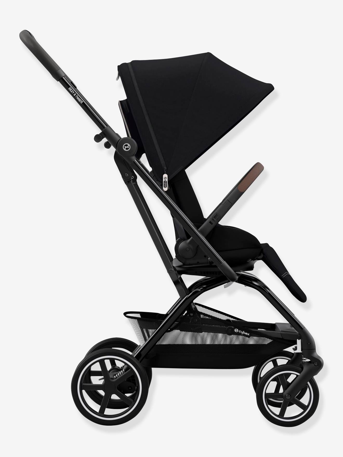 Poussette réversible tout-terrain CYBEX Eezy S Twist+ 2 noir (moon black)