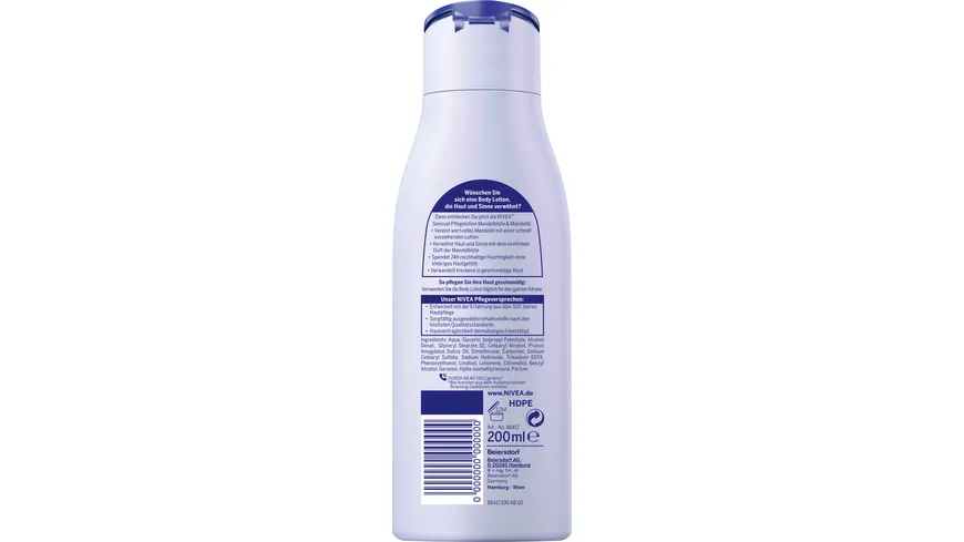 NIVEA Body Pflegelotion Mandelblüte und Mandelöl 200 ml