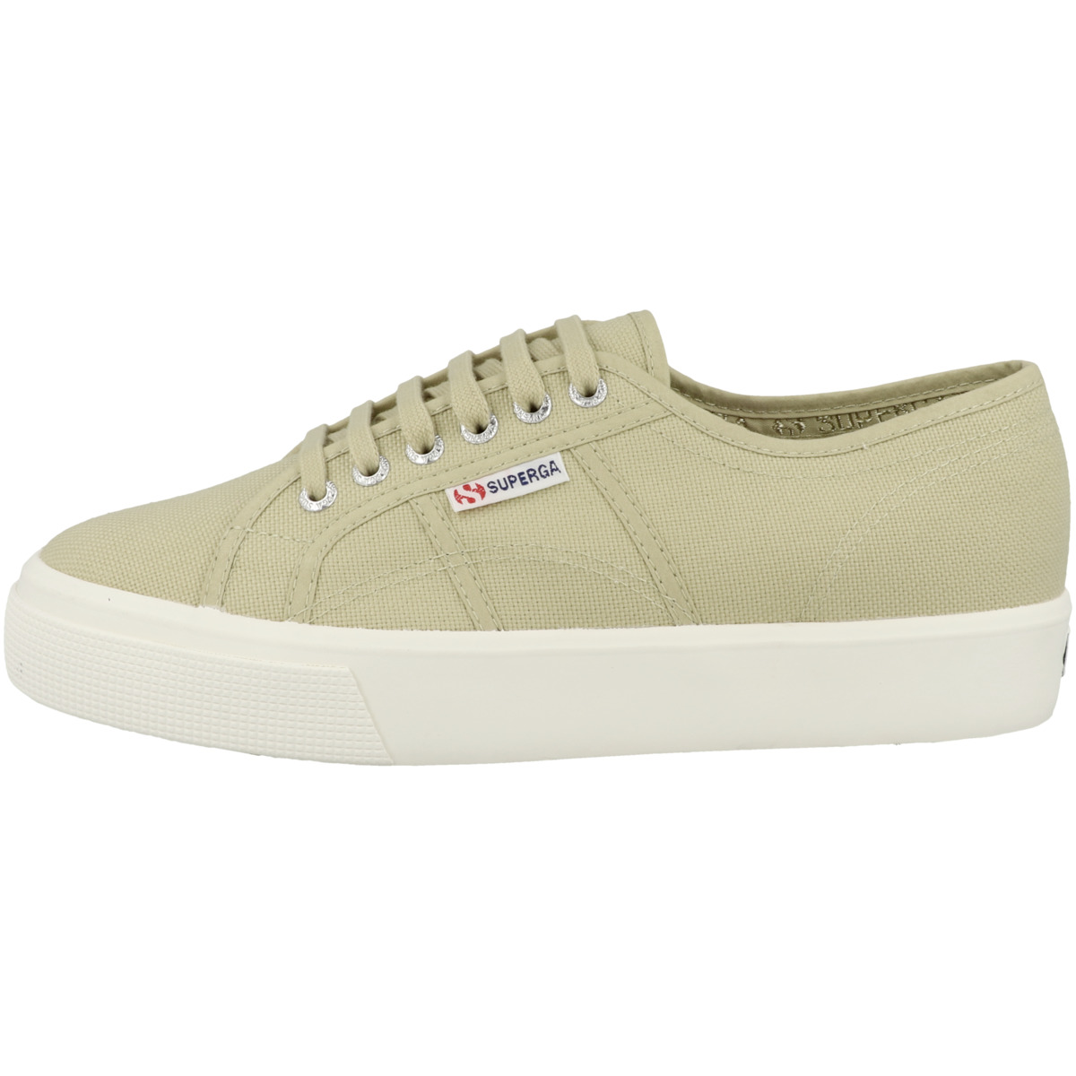 Superga 2730 Cotu Mid Platform Sneaker Low gruen