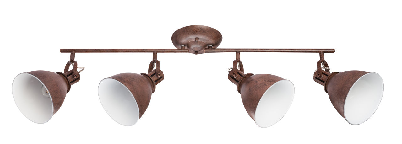 Globo Lighting - GIORGIO - Strahler Metall rostfarben, 4x E14