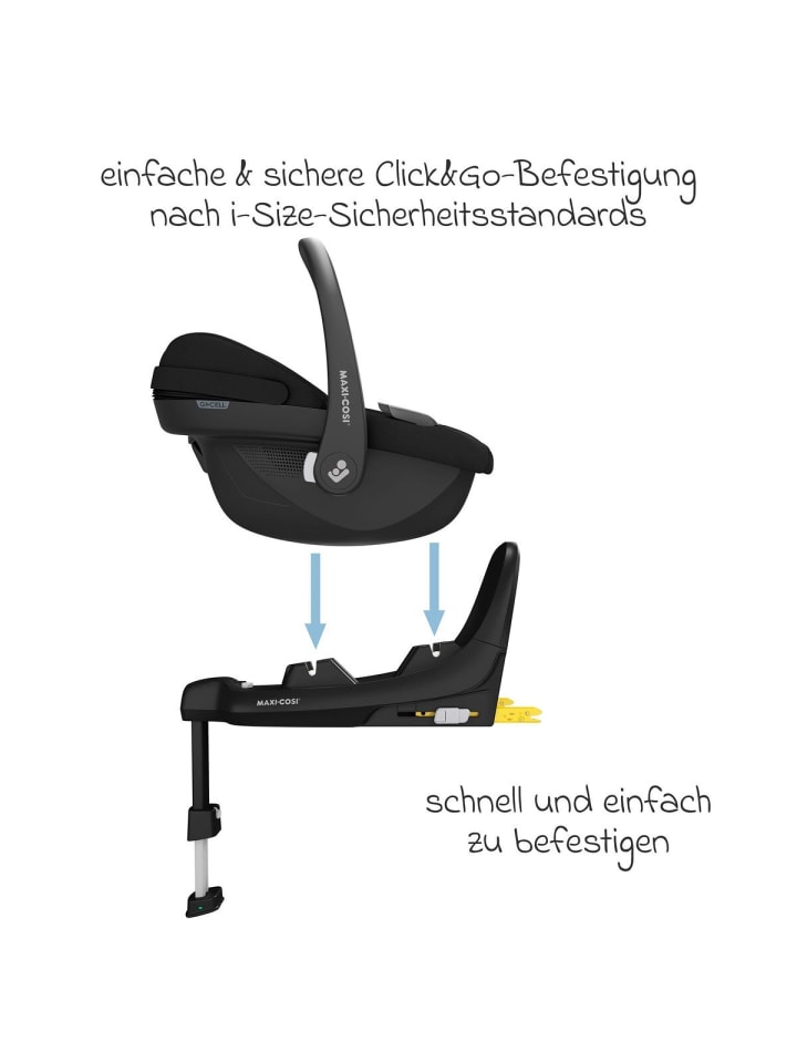 Maxi-Cosi 3in1 Babyschale & Reboarder-Set ab Geburt in schwarz günstig kaufen onesize