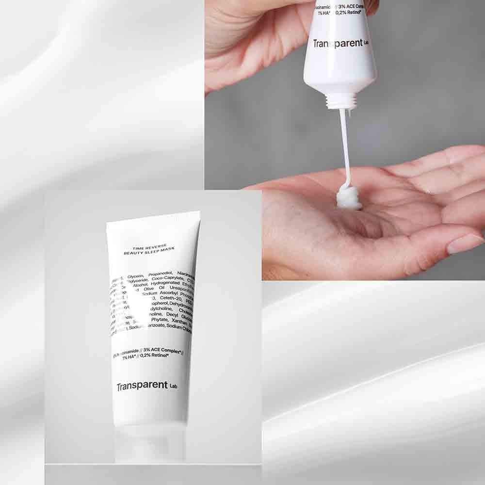 Transparent Lab Masken Time Reverse Beauty Sleep Mask - Anti-Aging Gesichtsmaske
