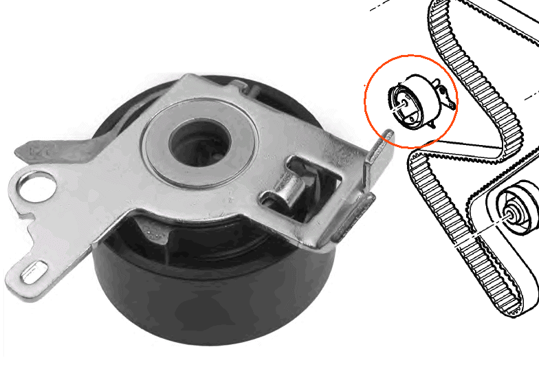 SNR Spannrolle Citroën, Fiat, Peugeot GT359.26 - ATU