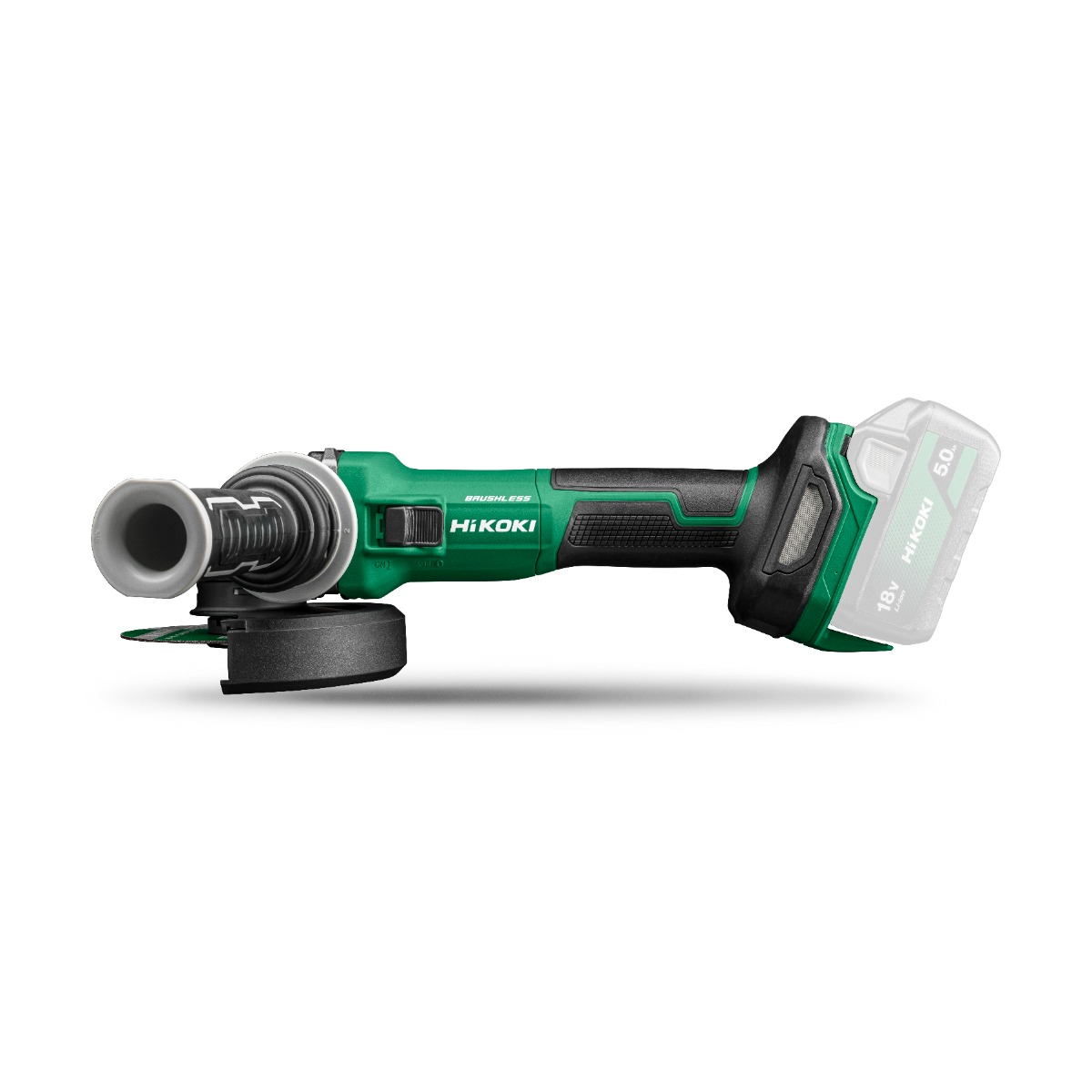 HiKOKI G1813DEW4Z Πολυβολτ Ασύρματος Γωνιακός Τροχός 125mm 18V χωρίς μπαταρίες και φορτιστή