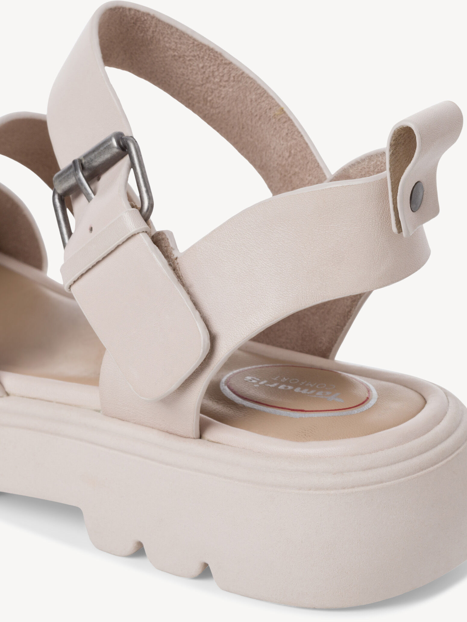 Sandale en cuir - blanc