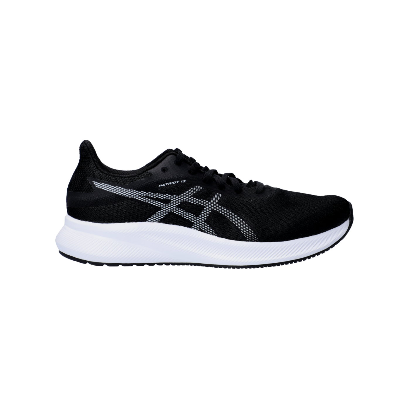 Asics Patriot 13 Schwarz Weiss F001 Laufschuh